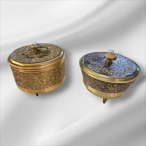 Vintage Musical Powder Boxes